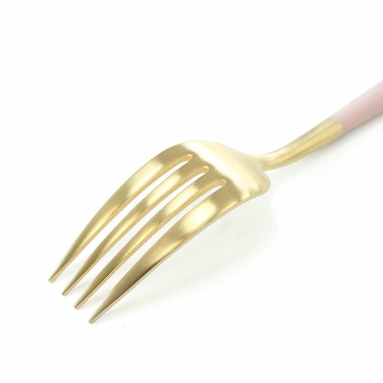 クチポール（Cutipol） GOA/ゴア ピンクマットゴールド ディナーフォーク/テーブルフォーク GO04PKGB [ネコポス対応可(18点まで)]