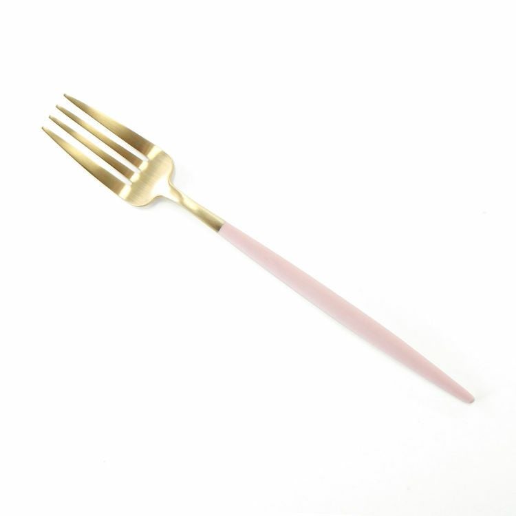 クチポール（Cutipol） GOA/ゴア ピンクマットゴールド ディナー3点セット（ディナーナイフ・ディナーフォーク・ディナースプーン） [ネコポス対応可(6セットまで)]