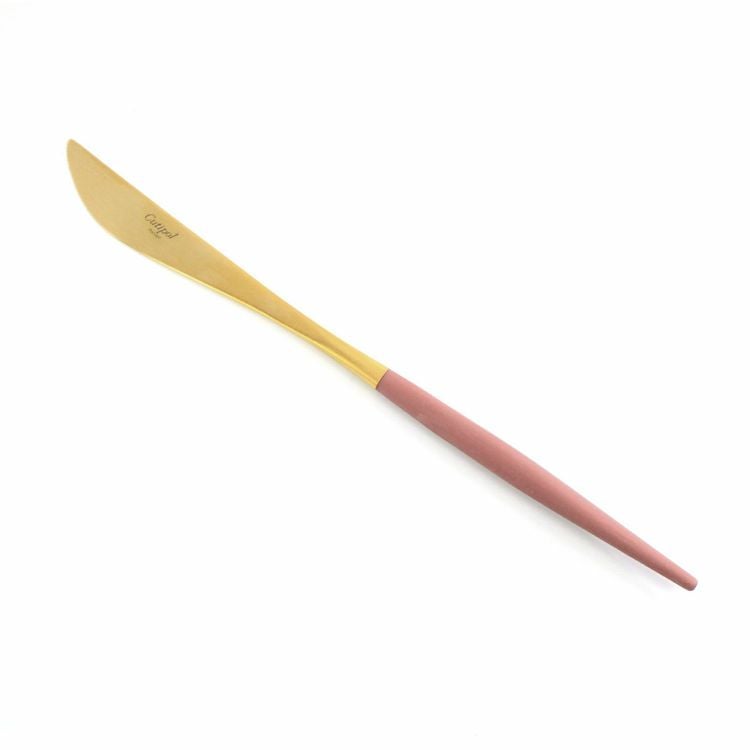 ＜4点セット＞クチポール（Cutipol） GOA/ゴア レッドマットゴールド ディナー3点＆カトラリーレスト1点 [ネコポス対応可(4セットまで)]