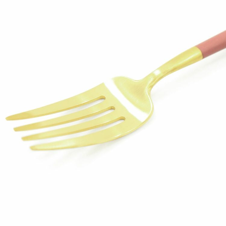 クチポール（Cutipol） GOA/ゴア レッドマットゴールド デザートフォーク GO07RG [ネコポス対応可(18点まで)]