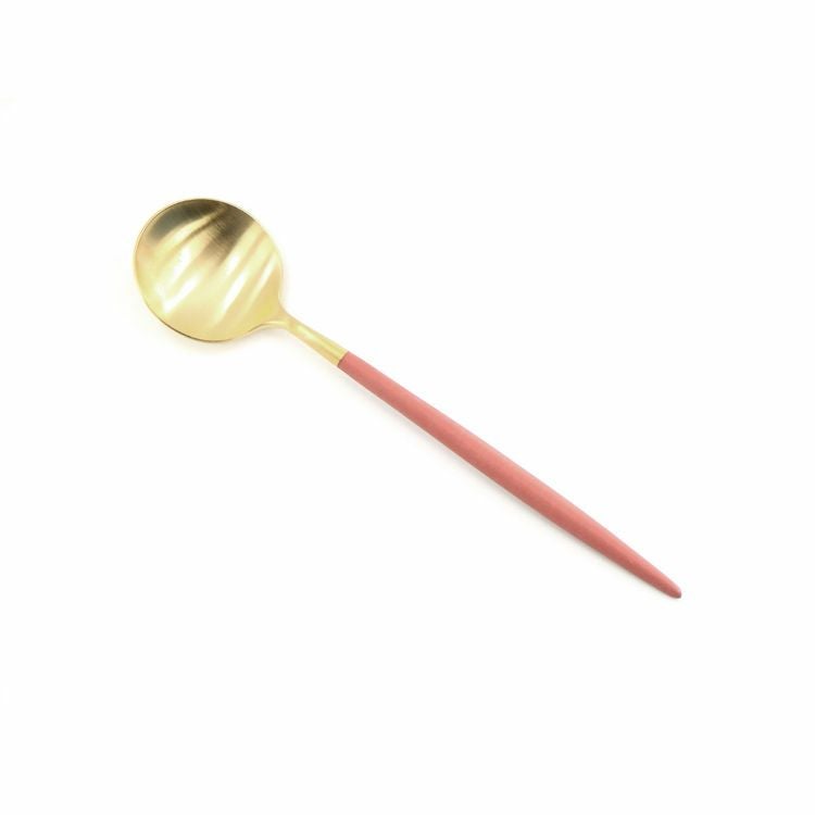 クチポール（Cutipol） GOA/ゴア レッドマットゴールド デザートスプーン GO08RG [ネコポス対応可(18点まで)]
