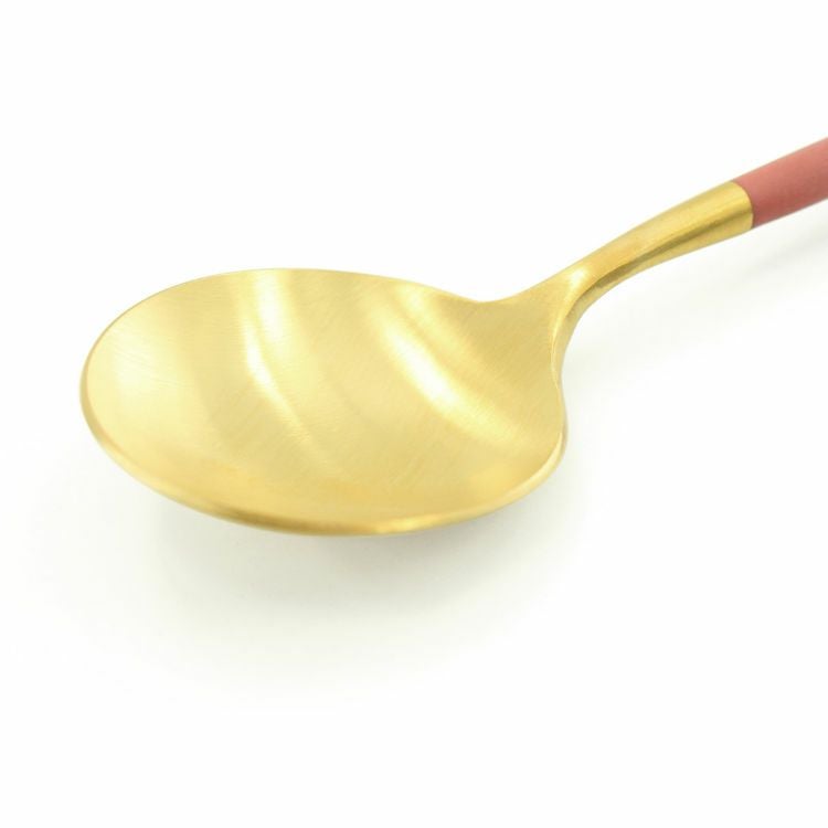 クチポール（Cutipol） GOA/ゴア レッドマットゴールド デザートスプーン GO08RG [ネコポス対応可(18点まで)]