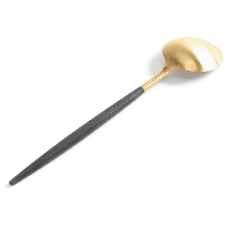 クチポール（Cutipol） GOA/ゴア ブラックマットゴールド ディナースプーン/テーブルスプーン GO05GB [ネコポス対応可(18点まで)]