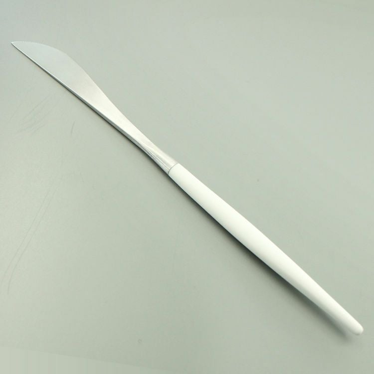 クチポール（Cutipol） GOA/ゴア ホワイト ディナーナイフ/テーブルナイフ GO03W [ネコポス対応可(18点まで)]