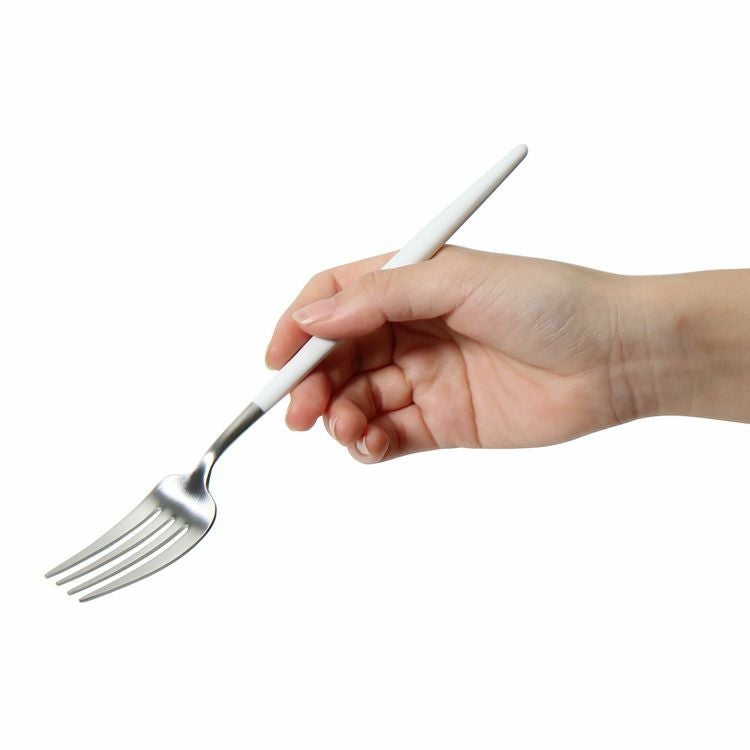 クチポール（Cutipol） GOA/ゴア ホワイト ディナーフォーク/テーブルフォーク GO04W [ネコポス対応可(18点まで)]