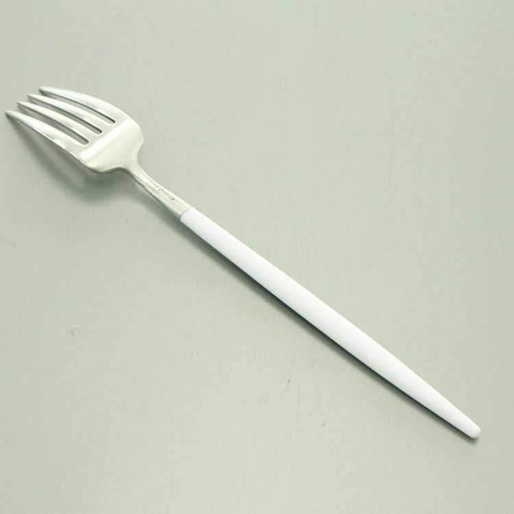 クチポール（Cutipol） GOA/ゴア ホワイト デザートフォーク GO07W [ネコポス対応可(18点まで)]