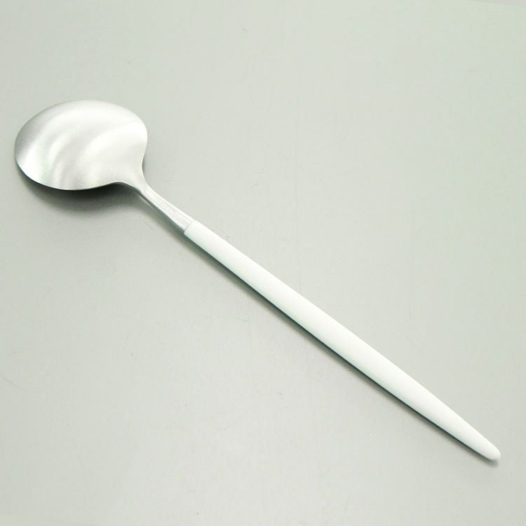 クチポール（Cutipol） GOA/ゴア ホワイト デザートスプーン GO08W [ネコポス対応可(18点まで)]