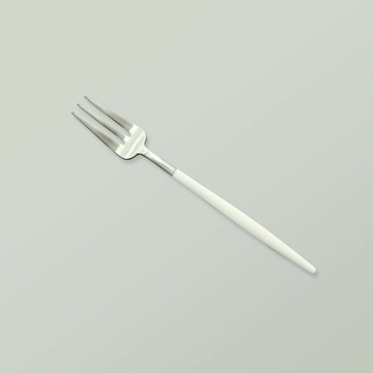 クチポール（Cutipol） GOA/ゴア ホワイト ケーキフォーク／ペストリーフォーク GO24W [ネコポス対応可(18点まで)]