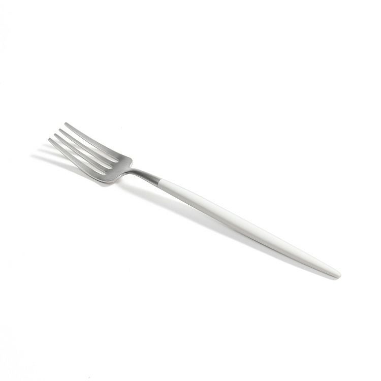 クチポール（Cutipol） GOA/ゴア ホワイト デザート3点セット（デザートナイフ・デザートフォーク・デザートスプーン） [ネコポス対応可(6セットまで)]