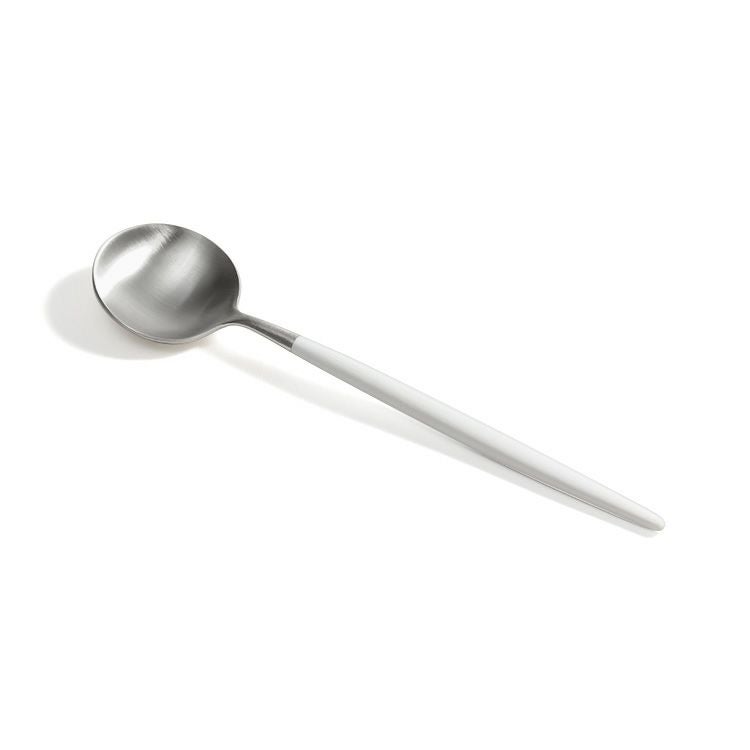 クチポール（Cutipol） GOA/ゴア ホワイト デザート3点セット（デザートナイフ・デザートフォーク・デザートスプーン） [ネコポス対応可(6セットまで)]