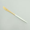 クチポール（Cutipol） GOA/ゴア ホワイトマットゴールド ディナーナイフ/テーブルナイフ GO03WGB [ネコポス対応可(18点まで)]