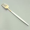 クチポール（Cutipol） GOA/ゴア ホワイトマットゴールド ディナーフォーク/テーブルフォーク GO04WGB [ネコポス対応可(18点まで)]