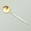 クチポール（Cutipol） GOA/ゴア ホワイトマットゴールド ディナースプーン/テーブルスプーン GO05WGB [ネコポス対応可(18点まで)]