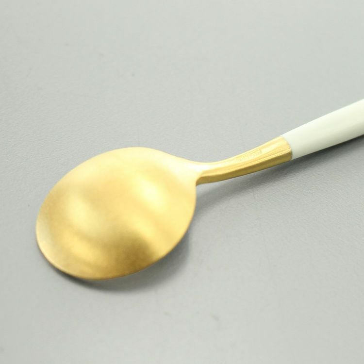 クチポール（Cutipol） GOA/ゴア ホワイトマットゴールド モカ/エスプレッソスプーン GO12WGB [ネコポス対応可(18点まで)]