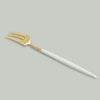 クチポール（Cutipol） GOA/ゴア ホワイトマットゴールド ケーキフォーク／ペストリーフォーク GO24WGB [ネコポス対応可(18点まで)]