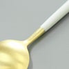 クチポール（Cutipol） GOA/ゴア ホワイトマットゴールド ロングドリンクスプーン [ネコポス対応可(18点まで)]