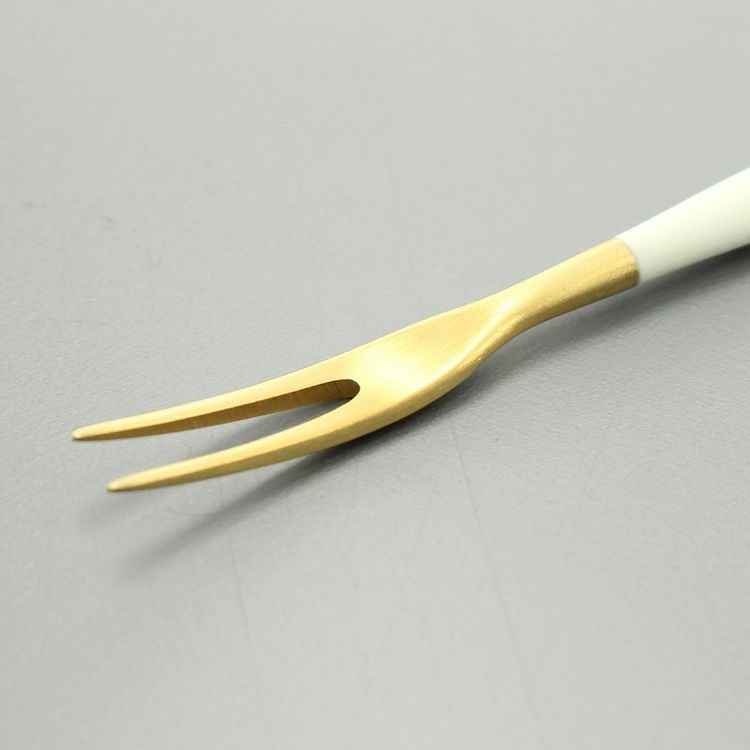 クチポール（Cutipol） GOA/ゴア ホワイトマットゴールド ミニフォーク [ネコポス対応可(18点まで)]
