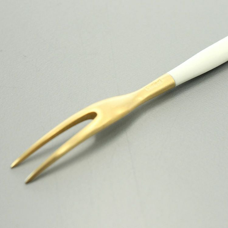 クチポール（Cutipol） GOA/ゴア ホワイトマットゴールド ミニフォーク [ネコポス対応可(18点まで)]