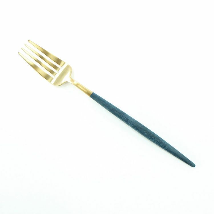 クチポール（Cutipol） GOA/ゴア ブルーマットゴールド ディナーフォーク/テーブルフォーク GO04GBL [ネコポス対応可(18点まで)]