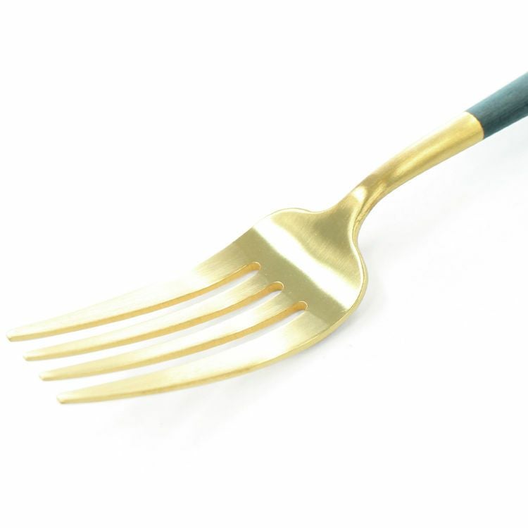 クチポール（Cutipol） GOA/ゴア ブルーマットゴールド ディナーフォーク/テーブルフォーク GO04GBL [ネコポス対応可(18点まで)]
