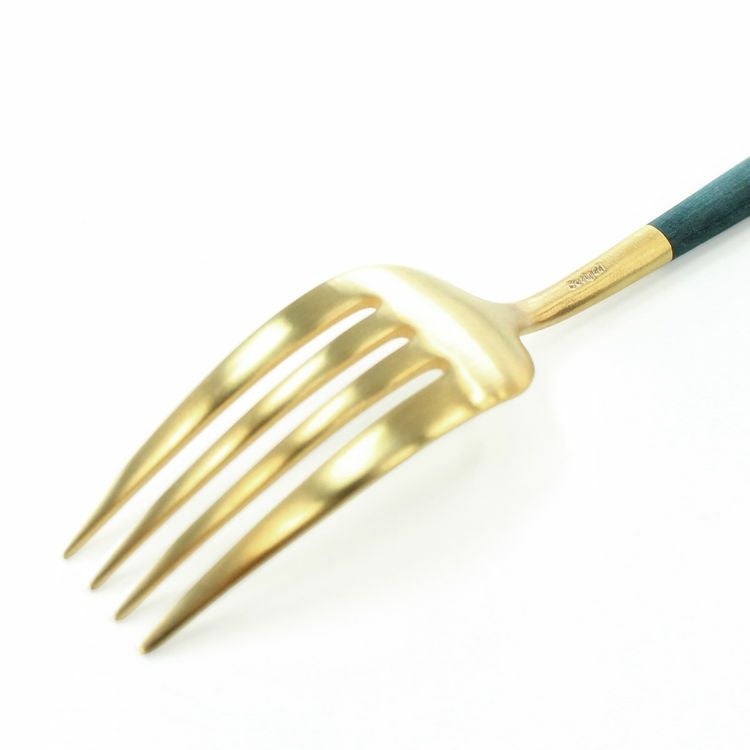 クチポール（Cutipol） GOA/ゴア ブルーマットゴールド ディナーフォーク/テーブルフォーク GO04GBL [ネコポス対応可(18点まで)]
