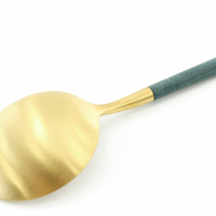 クチポール（Cutipol） GOA/ゴア ブルーマットゴールド デザートスプーン GO08GBL [ネコポス対応可(18点まで)]