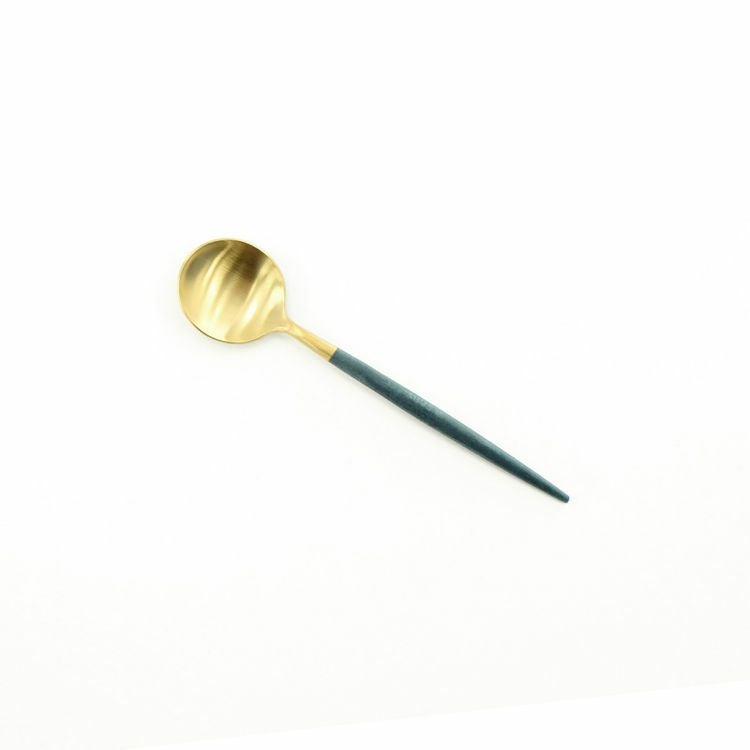 クチポール（Cutipol） GOA/ゴア ブルーマットゴールド コーヒー/ティー スプーン GO11GBL [ネコポス対応可(18点まで)]