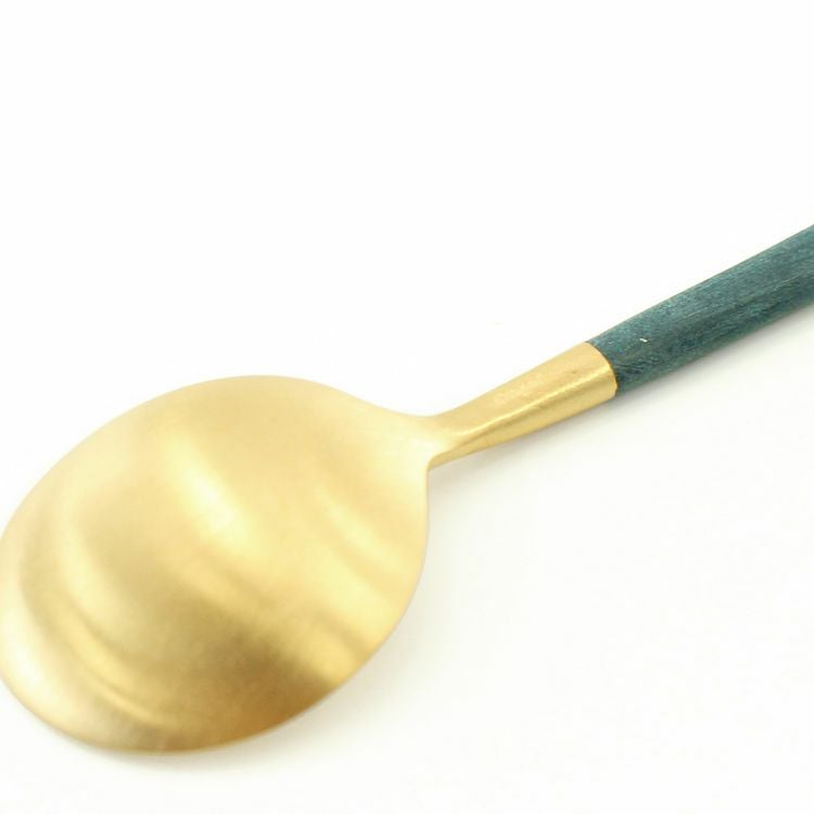 クチポール（Cutipol） GOA/ゴア ブルーマットゴールド コーヒー/ティー スプーン GO11GBL [ネコポス対応可(18点まで)]