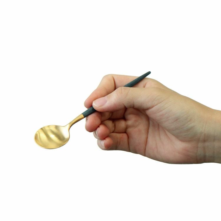 クチポール（Cutipol） GOA/ゴア ブルーマットゴールド コーヒー/ティー スプーン GO11GBL [ネコポス対応可(18点まで)]