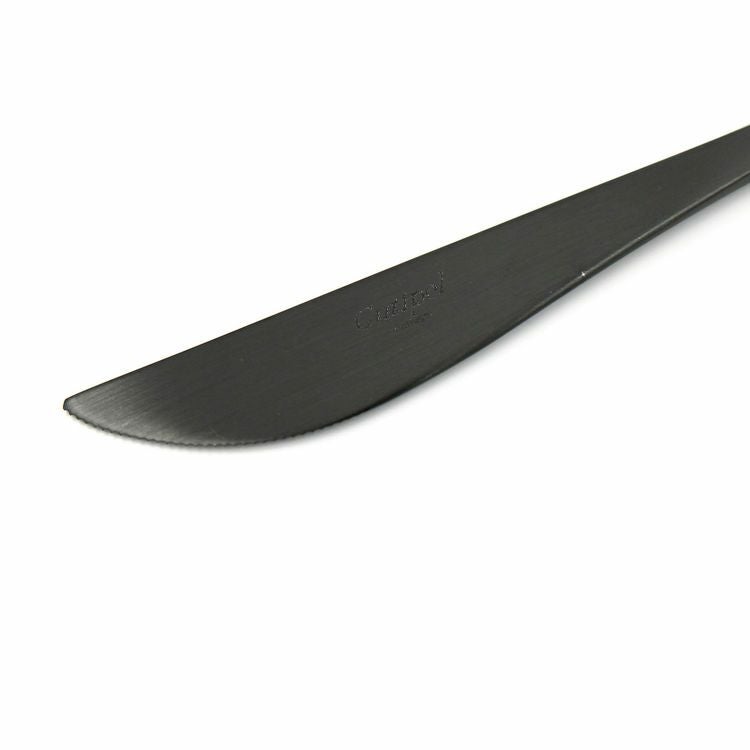 クチポール（Cutipol） MOON MATT/ムーンマット ブラック ディナーナイフ [ネコポス対応可(18点まで)]