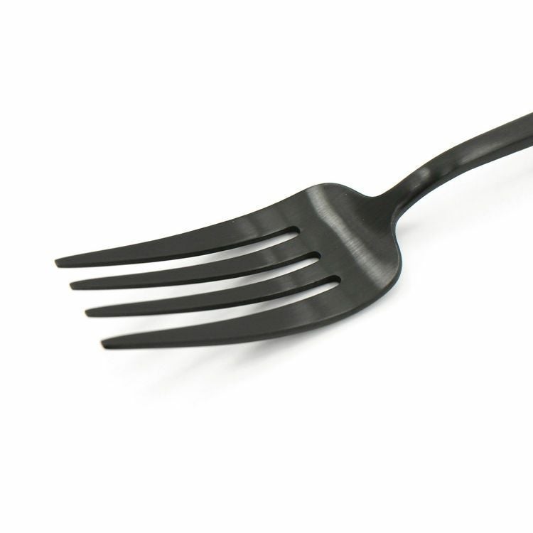 クチポール（Cutipol） MOON MATT/ムーンマット ブラック ディナーフォーク [ネコポス対応可(18点まで)]