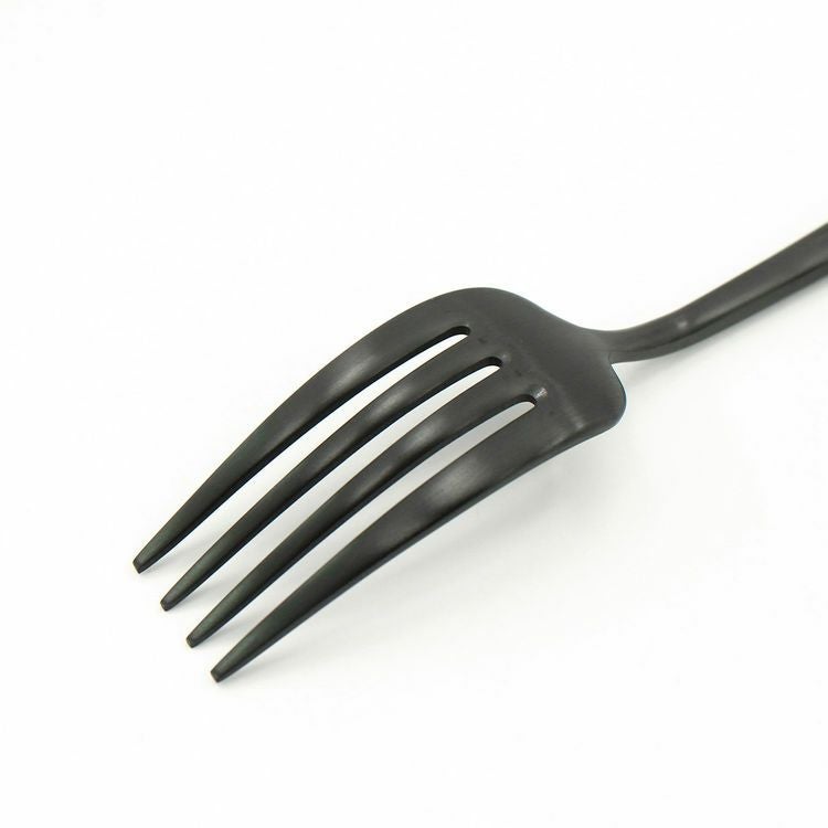 クチポール（Cutipol） MOON MATT/ムーンマット ブラック ディナーフォーク [ネコポス対応可(18点まで)]