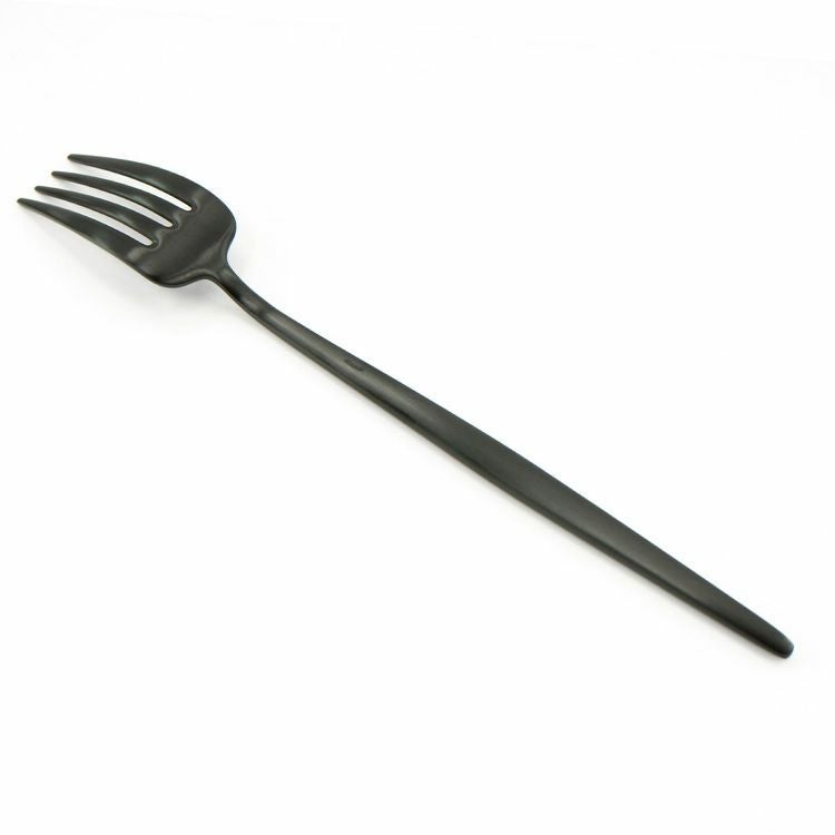 クチポール（Cutipol） MOON MATT/ムーンマット ブラック ディナーフォーク [ネコポス対応可(18点まで)]