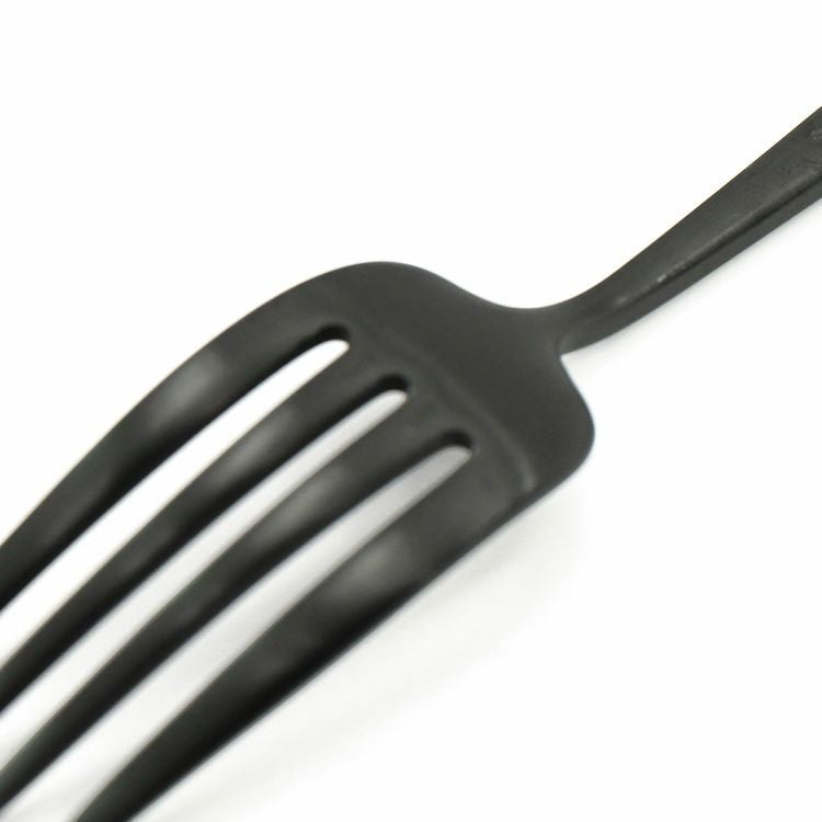 クチポール（Cutipol） MOON MATT/ムーンマット ブラック デザートフォーク [ネコポス対応可(18点まで)]