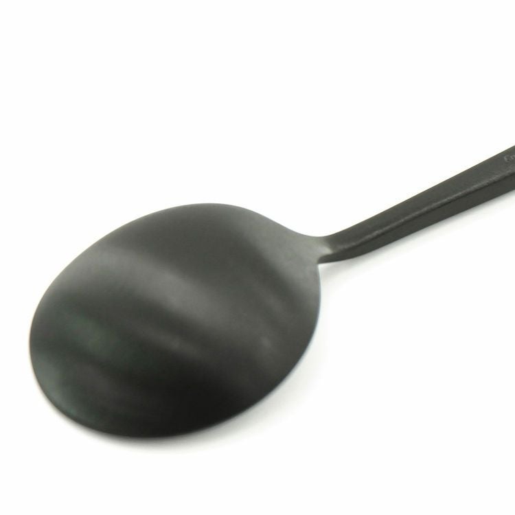 クチポール（Cutipol） MOON MATT/ムーンマット ブラック コーヒー／ティースプーン [ネコポス対応可(18点まで)]