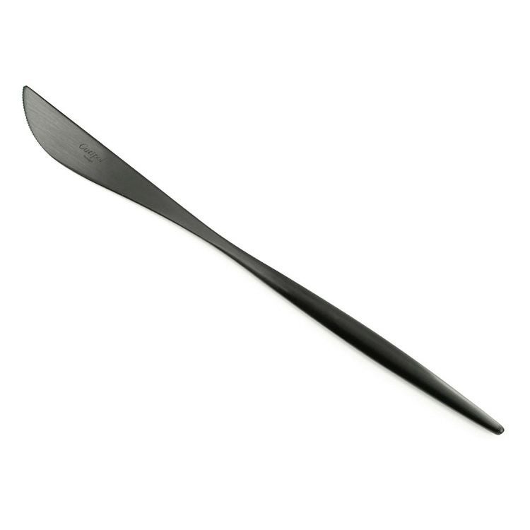 クチポール（Cutipol） MOON MATT/ムーンマット ブラック ディナー3点（ディナーナイフ・ディナーフォーク・ディナースプーン） [ネコポス対応可(6セットまで)]