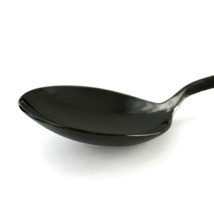 クチポール（Cutipol） MOON MIRROR/ムーンミラー ブラック ディナースプーン/テーブルスプーン MO05BL [ネコポス対応可(18点まで)]