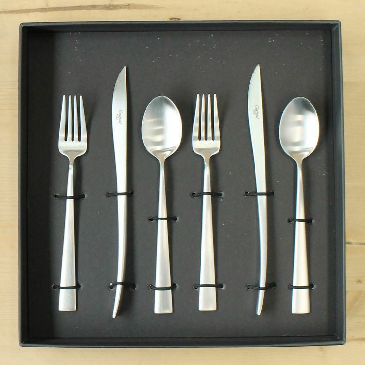 クチポール（Cutipol） DUNA/デュナ デザート6点セット（デザートナイフ・デザートフォーク・デザートスプーン） ギフトボックス(化粧箱付)