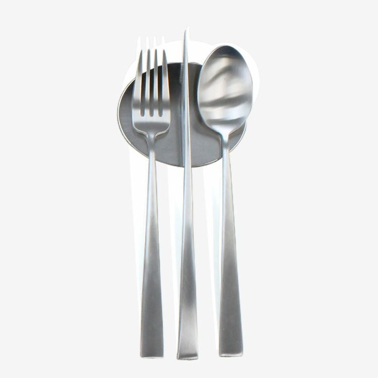 ＜4点セット＞クチポール（Cutipol） DUNA/デュナ ディナー3点＆カトラリーレスト1点 [ネコポス対応可(4セットまで)]