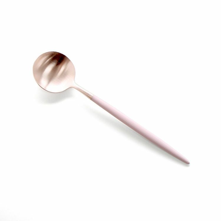 クチポール（Cutipol） GOA/ゴア ピンクマットローズゴールド デザートスプーン [ネコポス対応可(18点まで)]