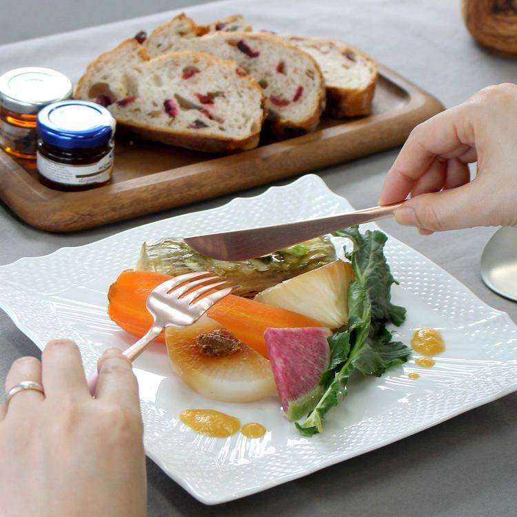 クチポール（Cutipol） GOA/ゴア ピンクマットローズゴールド ディナー3点セット（ディナーナイフ・ディナーフォーク・ディナースプーン） [ネコポス対応可(6セットまで)]