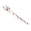 ＜4点セット＞クチポール（Cutipol） GOA/ゴア ピンクマットローズゴールド ディナー3点＆カトラリーレスト1点 [ネコポス対応可(4セットまで)]