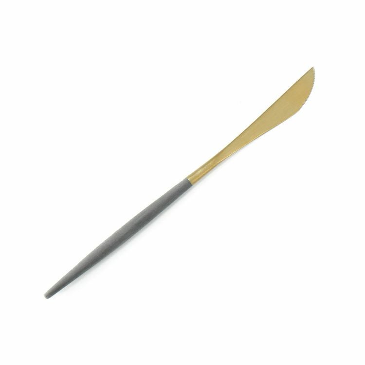 クチポール（Cutipol） GOA/ゴア グレーマットゴールド デザートナイフ [ネコポス対応可(18点まで)]