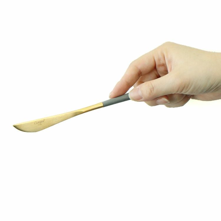 クチポール（Cutipol） GOA/ゴア グレーマットゴールド デザートナイフ [ネコポス対応可(18点まで)]