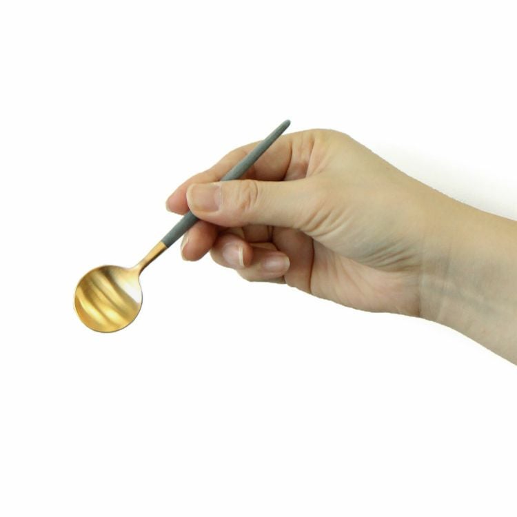 クチポール（Cutipol） GOA/ゴア グレーマットゴールド コーヒー/ティースプーン [ネコポス対応可(18点まで)]