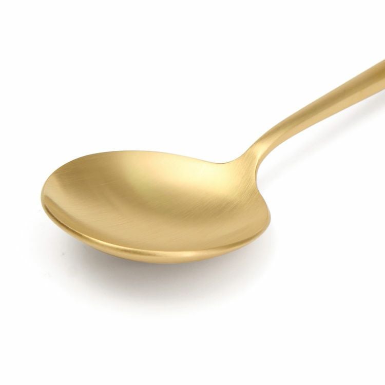 クチポール（Cutipol） MOON MATT/ムーンマット ゴールド ディナースプーン [ネコポス対応可(18点まで)]