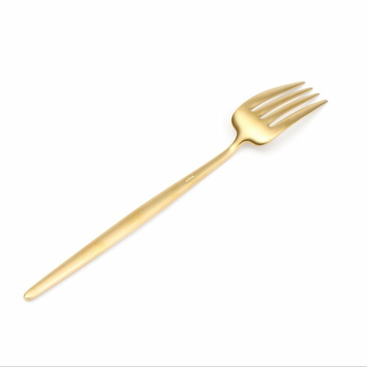 クチポール（Cutipol） MOON MATT/ムーンマット ゴールド デザートフォーク [ネコポス対応可(18点まで)]