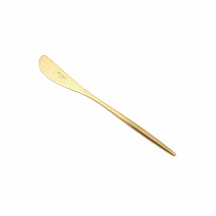 クチポール（Cutipol） MOON MATT/ムーンマット ゴールド バターナイフ [ネコポス対応可(18点まで)]