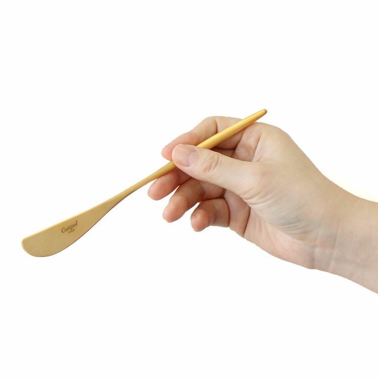 クチポール（Cutipol） MOON MATT/ムーンマット ゴールド バターナイフ [ネコポス対応可(18点まで)]