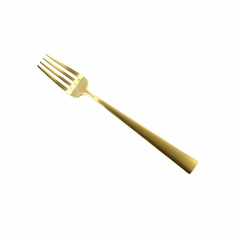 クチポール（Cutipol） DUNA/デュナ ゴールド デザートフォーク [ネコポス対応可(18点まで)]